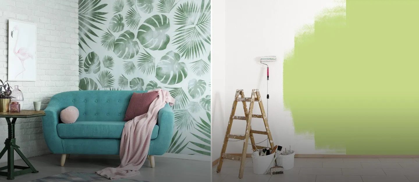 Wall Paint or Wallpaper